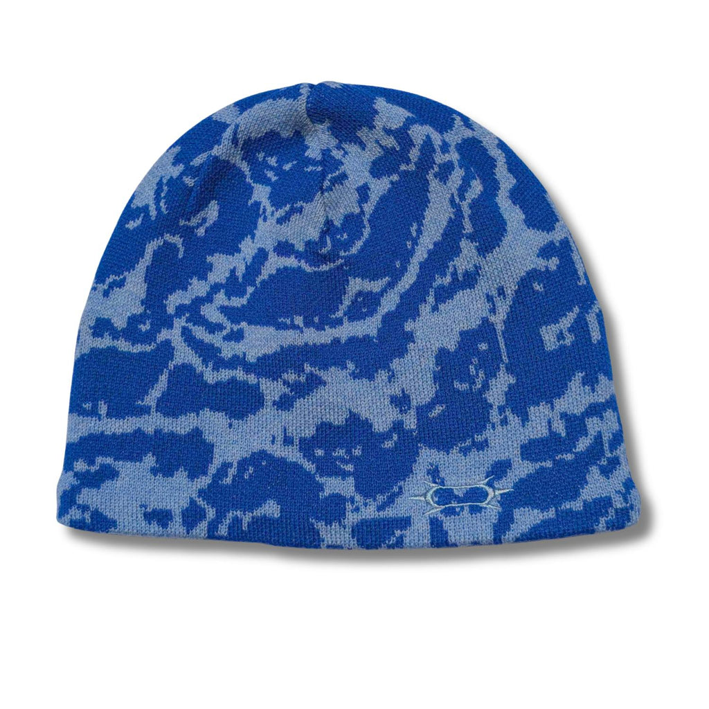 Camouflage Head Toque - Blue Lake