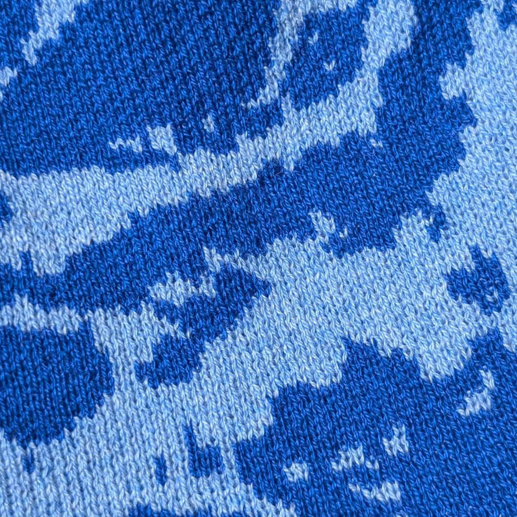 Camouflage Head Toque - Blue Lake